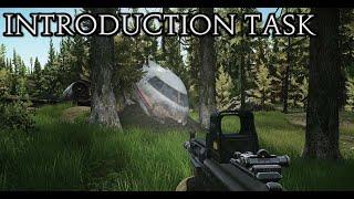 [4K] Escape From Tarkov PVE - Introduction Task - Woods Map - Airplane Crash & Loot