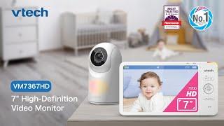 VM7367HD VTech 7-inch video baby monitor with pan, tilt and zoom