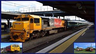 DFB 7064 on the Wairarapa Line + Maymorn engines and the Wellington Tramway Museum ~ 09/10/2022 (HD)