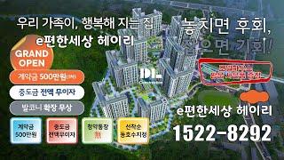 헤이리 e편한세상 헤이리 브랜드아파트 대림건설 비규제지역  1522-8292