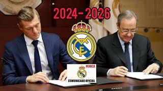 OFICIAL : FLORENTINO DA EL OK A LA RECTIFICACIÓN DE TONI KROSS / NOTICIAS DEL REAL MADRID HOY 