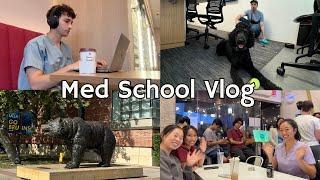 medical school week in the life   (studying, cafe hopping, new friends)