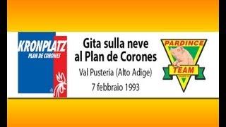 Gita sulla neve al Plan de Corones 7 febbraio 1993