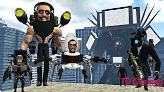 NEW QUAD SAW AND ERECTUS MUTANT SKIBIDI TOILETS VS TITAN TV MAN/SPEAKERMAN In Garry's Mod! GAME 2024