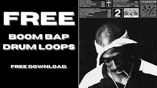 OLD SCHOOL/VINTAGE BOOM BAP DRUM LOOP KIT/SAMPLE PACK FREE DOWNLOAD | 100% Royalty Free