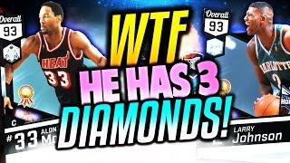 OMG HE HAS 3 DIAMONDS! NBA 2K17 MyTEAM ONLINE GAMEPLAY!