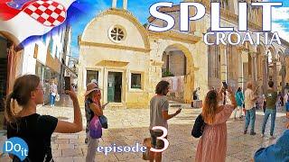  walking tour in Split, Croatia. Episode 3 جولة في مدينة سبليت كرواتيا