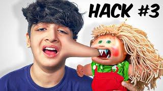 Trying Extreme LIFE HACKS For 24 Hours !