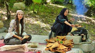 Exploring the Charm of Village Life in Iran  Cooking in the Village | Kurdish Village Life