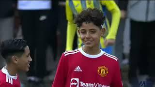 JJ10 Scores For MAN UNITED On LIVE TV! Ft. Cristiano Jr, U12 MIC Cup | @jjnr10 X SY Football