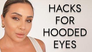 BEST EYE MAKEUP HACKS FOR HOODED EYES | NINA UBHI