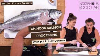 Processing Chinook Salmon - Mary Jane & Judy Oatman