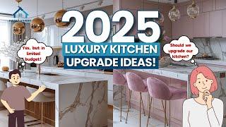 Luxury Kitchen Upgrade Ideas 2025 | Modern Backsplash Trends | Elegant Storage Solutions