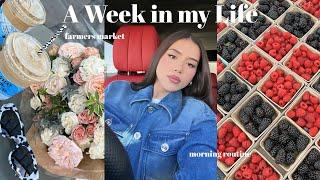 A Week in my life  Morning Routine, Farmers Market, Lakers Game, Unboxing/Haul