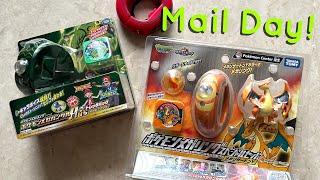 Pokemon XY Mega Evolution Mega Rayquaza Mega Bangle Plus & Charizard Y Mega Ring Mail Day!