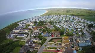 Tom's holidays hayle Cornwall UK / haven caravan site Cornwall UK hubsan x4 H501S