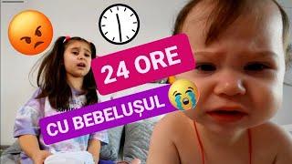 ⏰ 24 de ore cu bebelușul  MAMA ne-a certat și interzis să ieșim afară / Ciao Patricia VLOG COPII