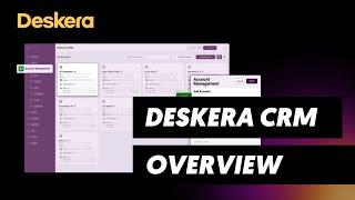 Deskera CRM Overview