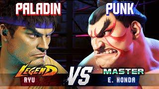 SF6 ▰ PALADIN (Ryu) vs PUNK (E.Honda) ▰ High Level Gameplay