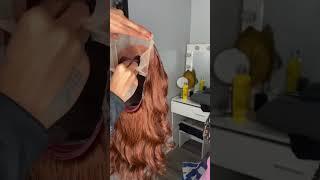 Ginger wig install #hairstyle #wigs #wiginstall #wigreview #hairstyletutorial