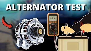 HOW TO TEST AN ALTERNATOR