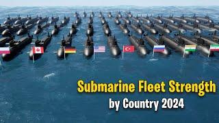 Submarine Fleet Strength by Country 2024