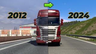 2012 vs 2024: ETS2 1 vs ETS2 1.51 : The Change of Euro Truck Simulator 2