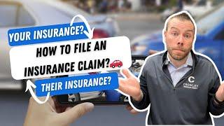 How to File an Insurance Claim: Your Insurance vs. Their Insurance! 