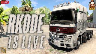 ETS2 Live | New PKU Map | Euro Truck Simulator 2 | Logitech G29 Gameplay | RKODE Gaming