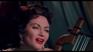 Yvonne De Carlo plays the harp and dances in The Sword and the Cross (1958)