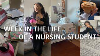 NURSING SCHOOL VLOG| simulation day, test anxiety, changing how I study, PMMD, & rest is important