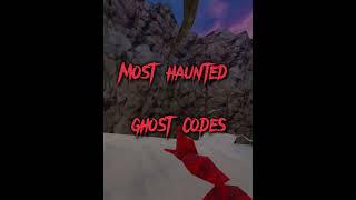 Gorilla tag most haunted ghost codes  #scary #gorillatag #ghostcodes