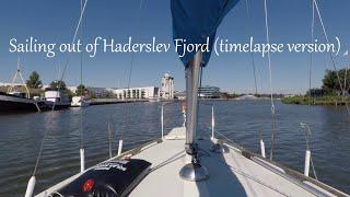Sailing out of Haderslev Fjord (timelapse version)