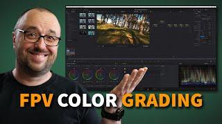 How to color grade your FPV flight? Cinematic on a cheap