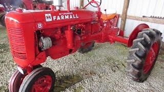 International Harvester Farmall B Tractor Late