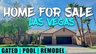 Las Vegas Home for Sale | w/Pool is the BEST REMODEL | RV Parking | 3 Bedrooms Plus Modern Office