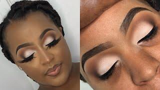 Soft Glam Client Makeup Tutorial | How I do makeup on dry skin