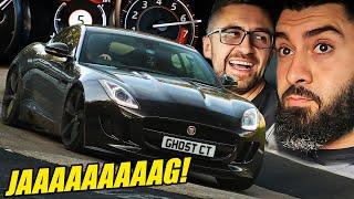 2 MPG! Jaguar F-Type vs Big Oil Spill & ANNOYING Fly // Nürburgring