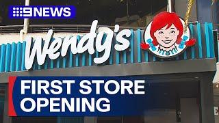 Wendy's opening first Australian store on the Gold Coast | 9 News Australia