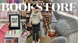 [cozy bookstore vlog] spend the day book shopping with me at barnes & noble!