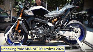 Unboxing YAMAHA MT-09 SP keyless motorcycle 2024