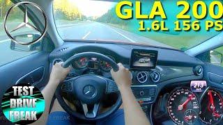 2019 Mercedes Benz GLA 200 156 PS TOP SPEED AUTOBAHN DRIVE POV