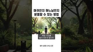 마귀인지 하느님인지 분별할 수 있는 두가지 방법 #기도 #단식 #마귀 #하느님 #분별