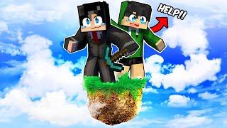 MINECRAFT But We're on One Realistic Block | Part 2 |