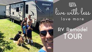 RV Tour: family of 5 living in a 31-foot travel trailer