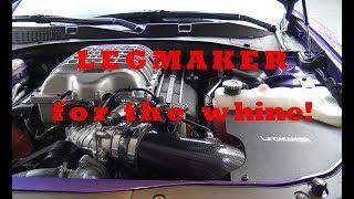 Legmaker intake install! Supercharger whine is off the charts!