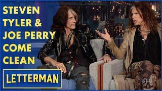 Steven Tyler and Joe Perry Are Happy To Be Alive | Letterman