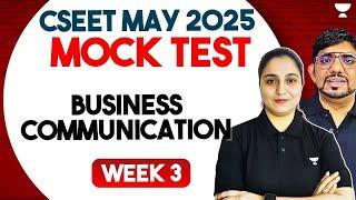 FREE CSEET MAY 25 UDAAN BATCH | BUSINESS COMMUNICATION MOCK TEST WEEK 3 | CS JASPREET DHANJAL #cseet