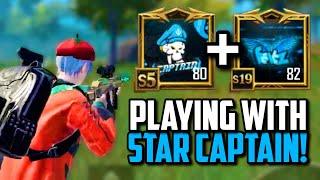 STAR CAPTAIN & FEITZ DUO VS SQUAD ON EUROPE SERVER!! | PUBG Mobile