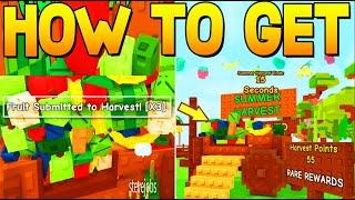 HOW TO GET SUMMER PLANTS & GET HARVEST POINTS FAST in GROW A GARDEN! ROBLOX